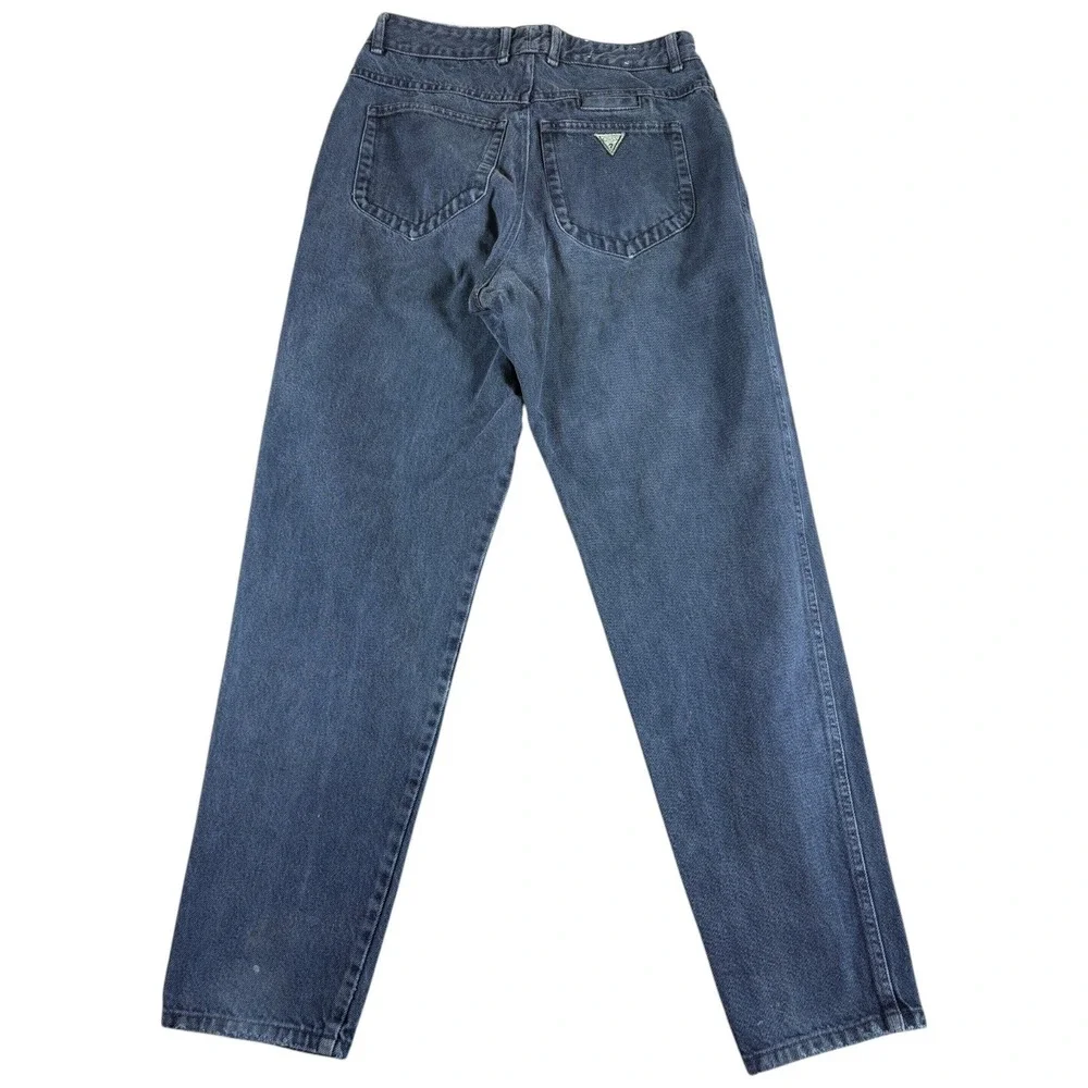 VTG Guess Georges Marciano Jeans Mens 32 Blue Denim Dark Washed Relaxed Straight